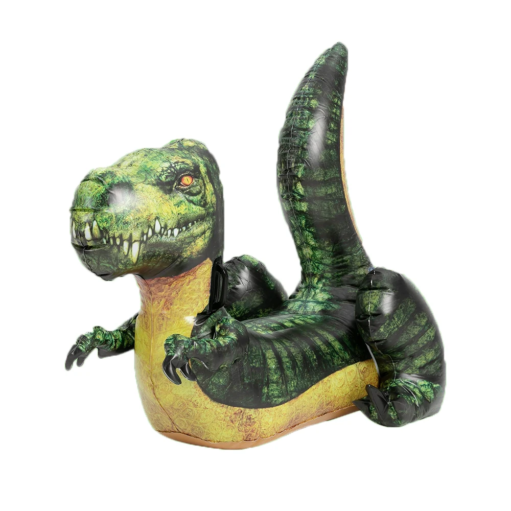 Dinosaur Simulated Animal Kids Water Fun PVC Inflatable Ride-on Pool Float Rider Toy For Swimming Play