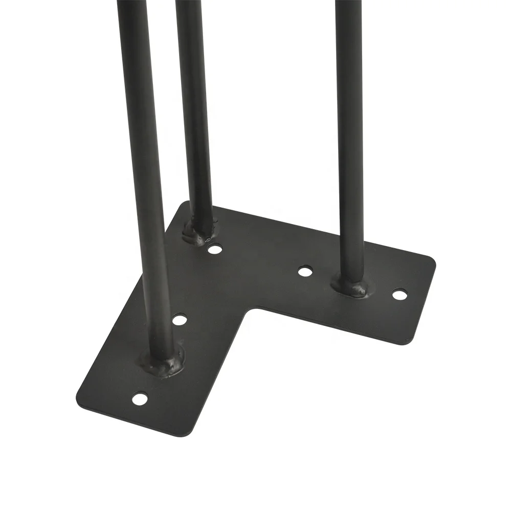 
Direct From Manufacturer 16 inch Hairpin Legs Wholesale Round U V Iron Steel Restaurant Desk Feet Metal Bench Coffee table 