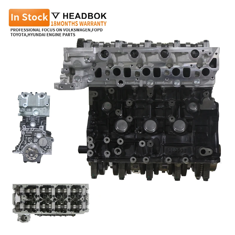HEADBOK Engine 3.0L 4JJ1 4JJ1-TX Auto Part Complete Car Bare Engine Long Block Assembly for Isuzu DMAX MU-7 Truck