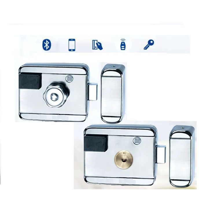 outdoor access control keyless wireless remote control electric TTlock tuya app fingerprint gate yard door smart RIM lock