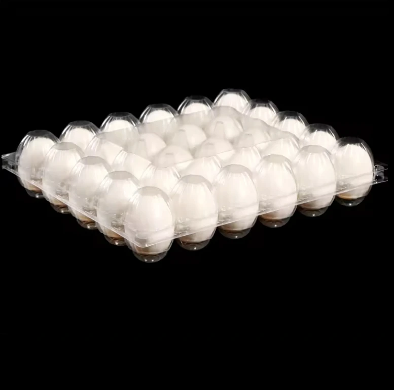 Hot selling 12 15 20 cell egg box storage tray flats chicken duck collection packaging plastic egg trays for 30 eggs