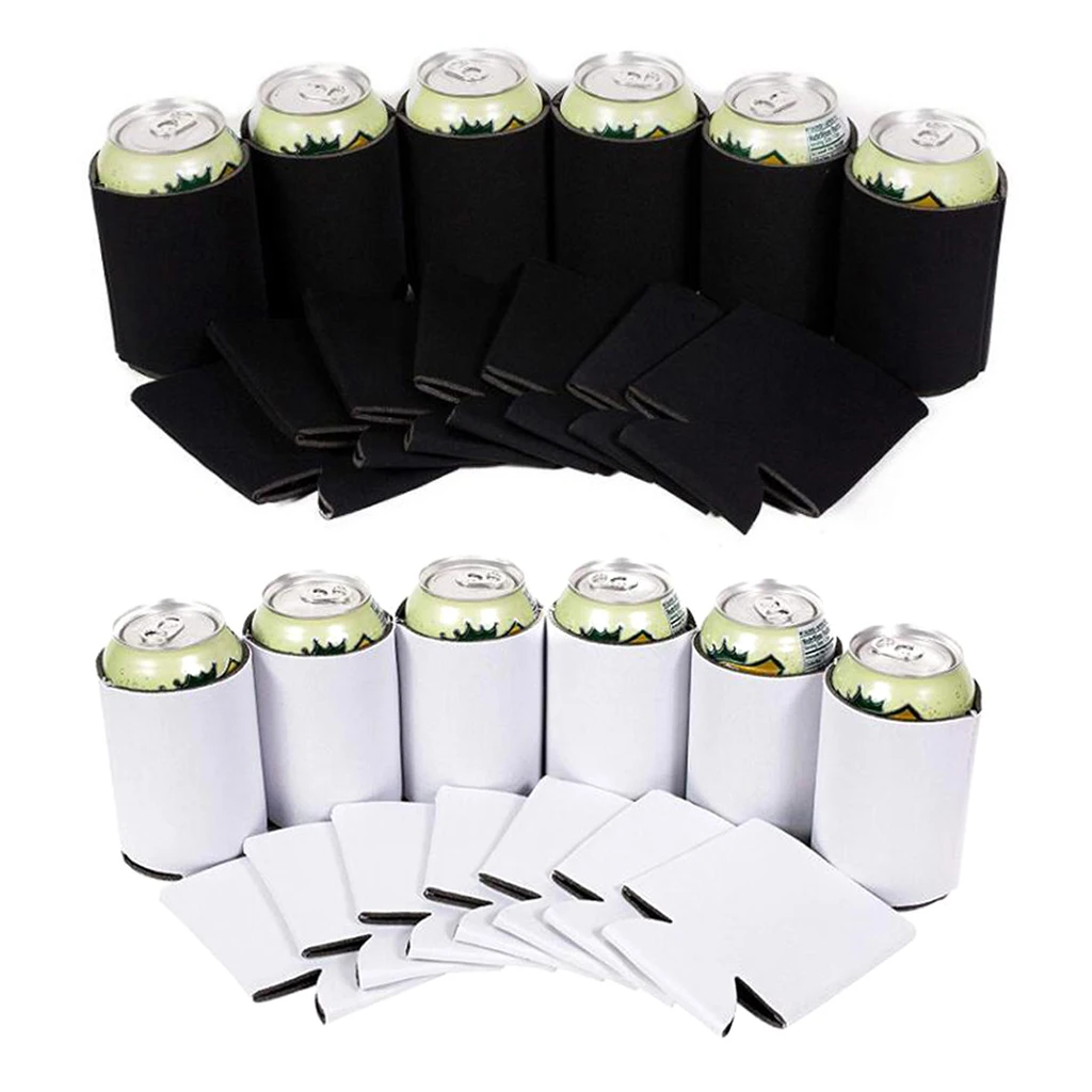 Wholesale 12 OZ Drinking Beer Can Sleeves Beer Insulator Coolers Cup Koozy for Standard Cans Custom LOGO