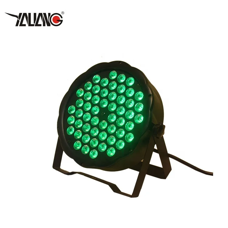 Professional DJ Bar Light RGB Full Color 3in1 54X1W Plastic Par Light For Disco KTV Party Wedding Stage Lamp