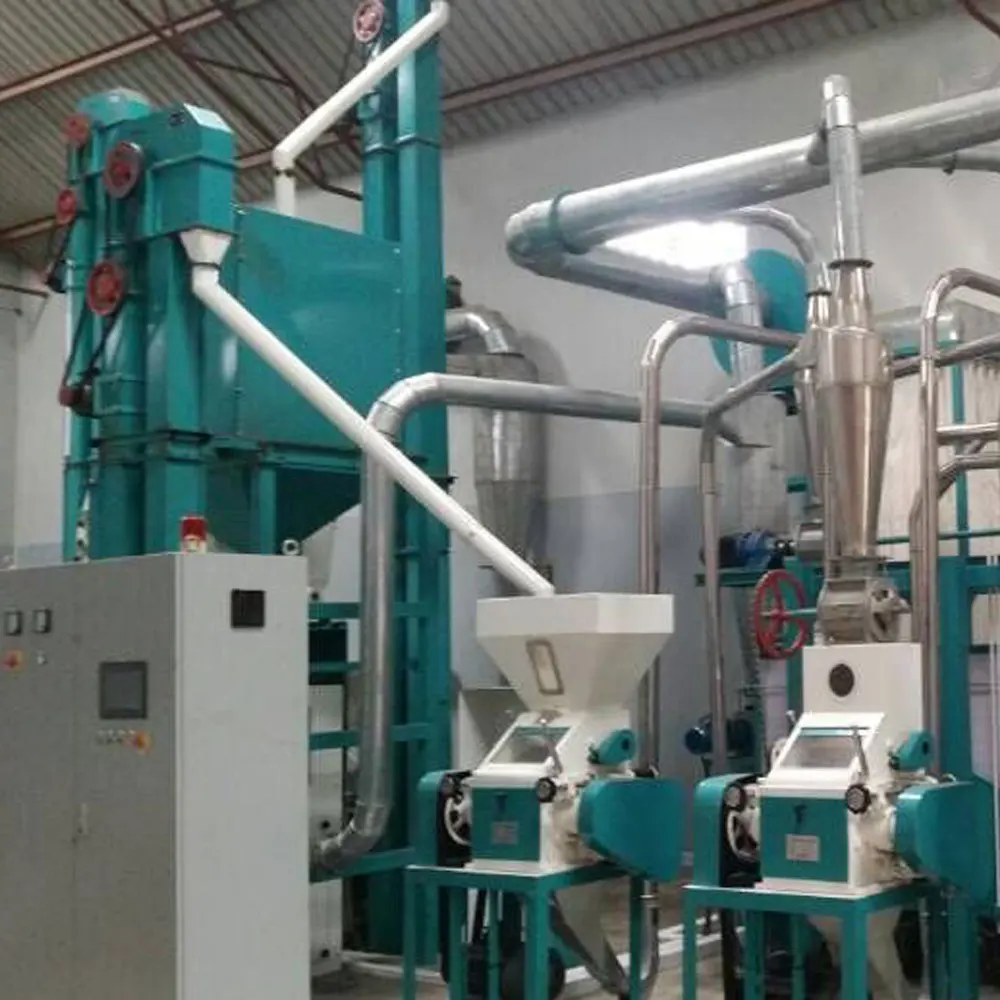 50 ton per day corn flour milling plant maize mill machinery