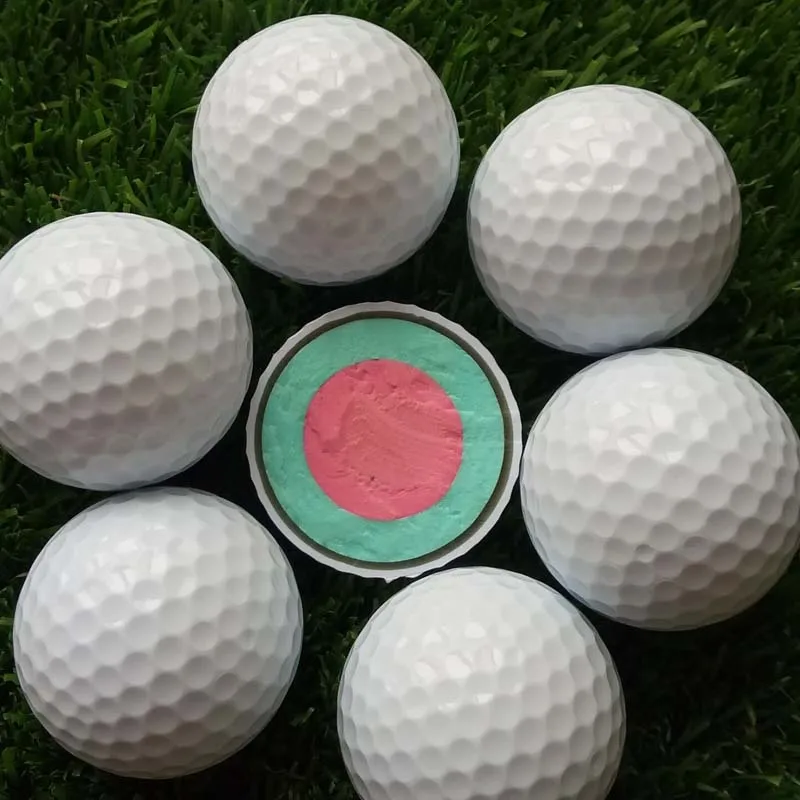 Wholesale Custom Urethane Loud Gold Practice Bulk Driving Range Packaging Ball Floating Biodegradable Customer Golf Balls