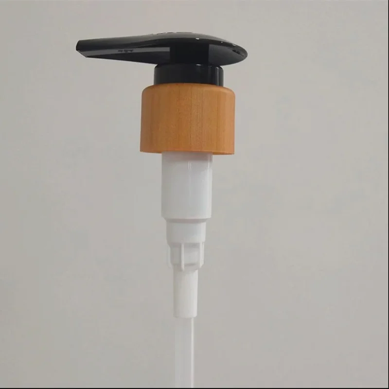 24/410 hand sanitizer pump dispenser beautiful wood grain bamboo printed lotion pump