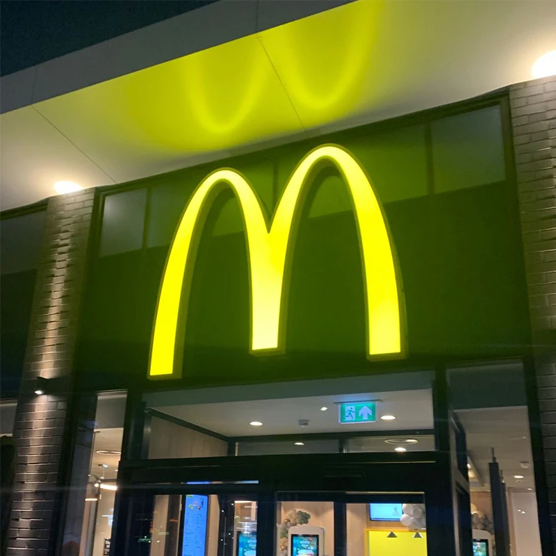 Customized Luminous Word Sign Shop Sign Electronic Signs LED Mini Wall Word Large 3D channel Letters