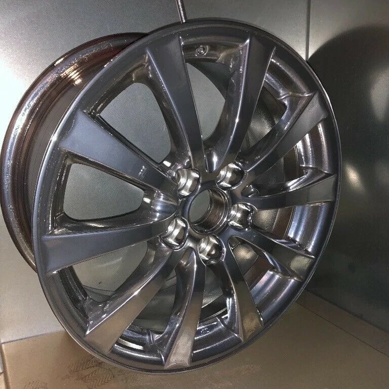 Rim Chrome Black Powder Coating