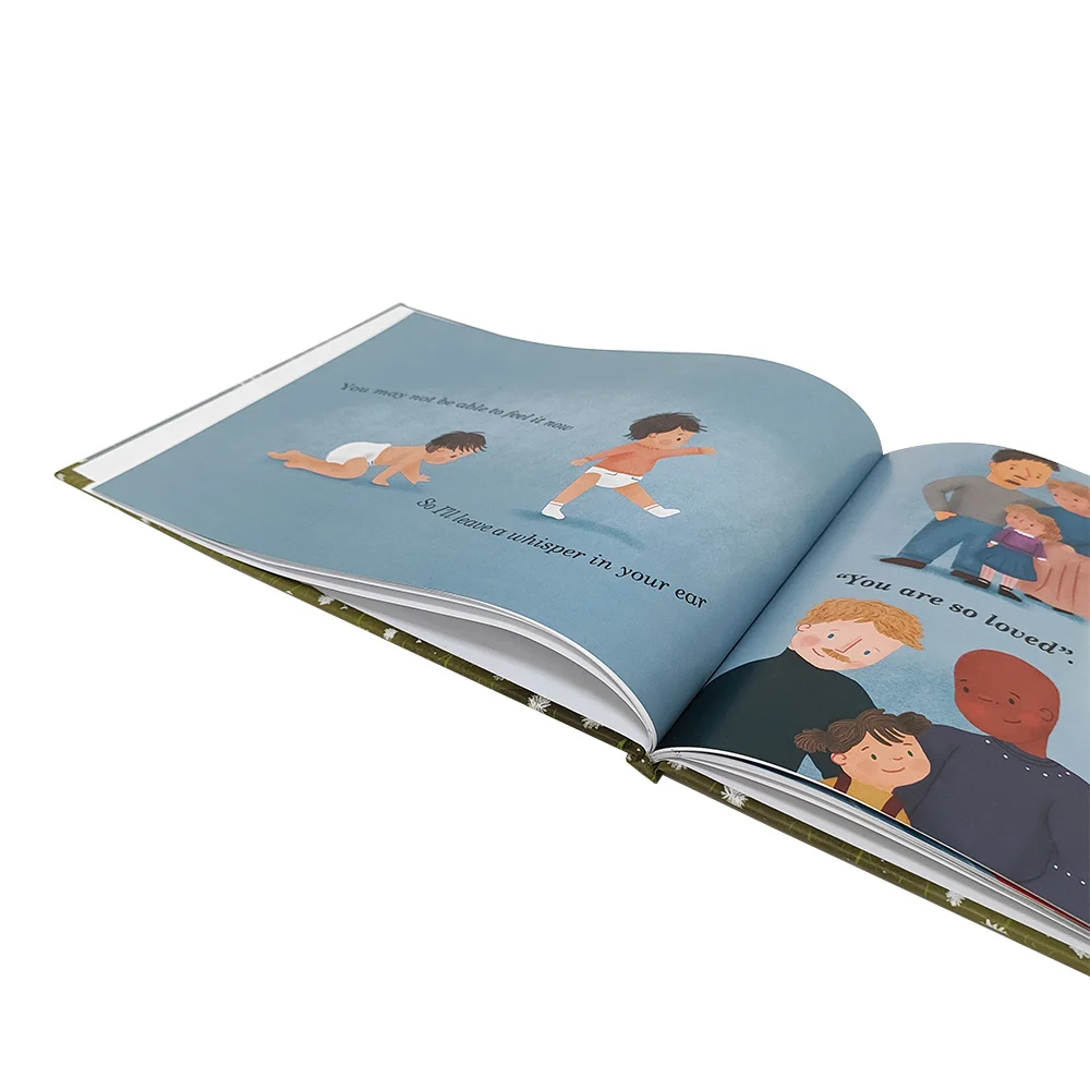 Custom Children Board Book Printing Baby Hardcover Books Safe Forever With Me Print Picture Kids Book