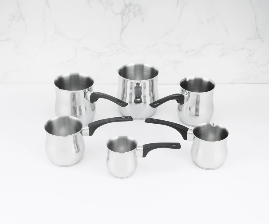 AAA 0.3 0.5 0.6 0.8 1 1.2L Custom turkish warmer latte art ss304 stainless steel frothing jug pot milk coffee pitcher