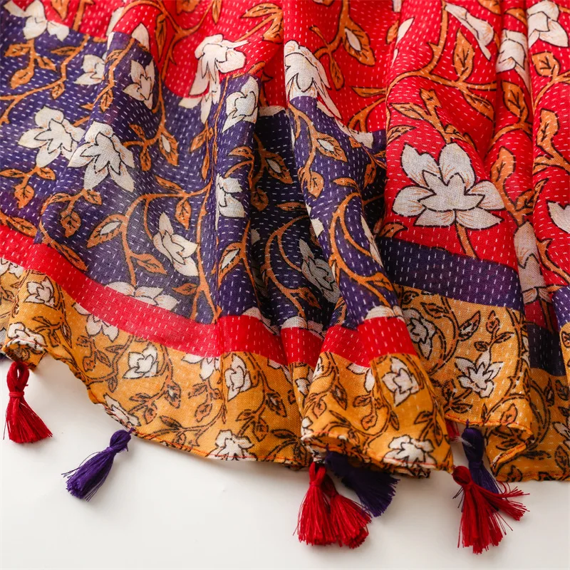 Nomadic Hardy Polyester Women scarf hijab Turban Traum Schal Sunscreen Shawl Unique style various Choctaw