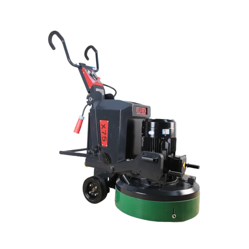 X75 Automatic Fine Grinding Concrete Floor Grinder Easy-to-Operate Motor Core Component Various Construction Sites Used
