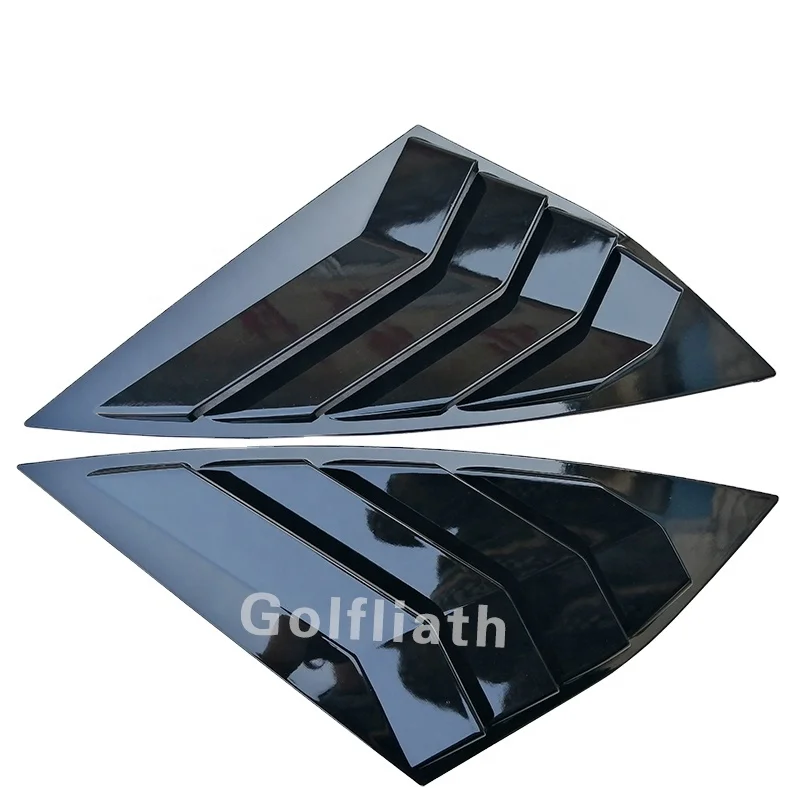 Car sticker ABS GLOSSY BLACK on the window for volkswagen JETTA MK6 2019