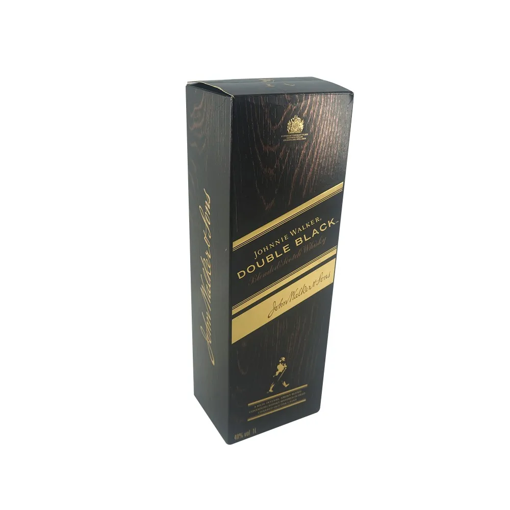 Manufacturer Custom black Cardboard Wine package Box