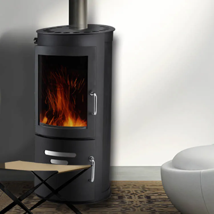 
Double-door Barrel Wood burning stove 