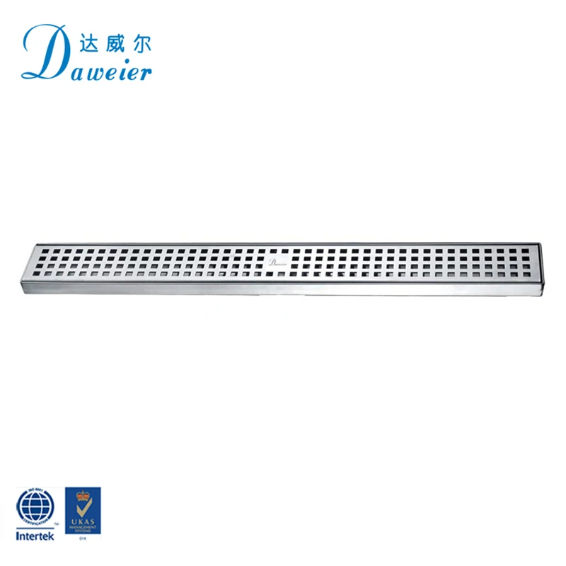 China Factory Corrugated Drainage Pipe Long Stainless Steel Floor Drain
