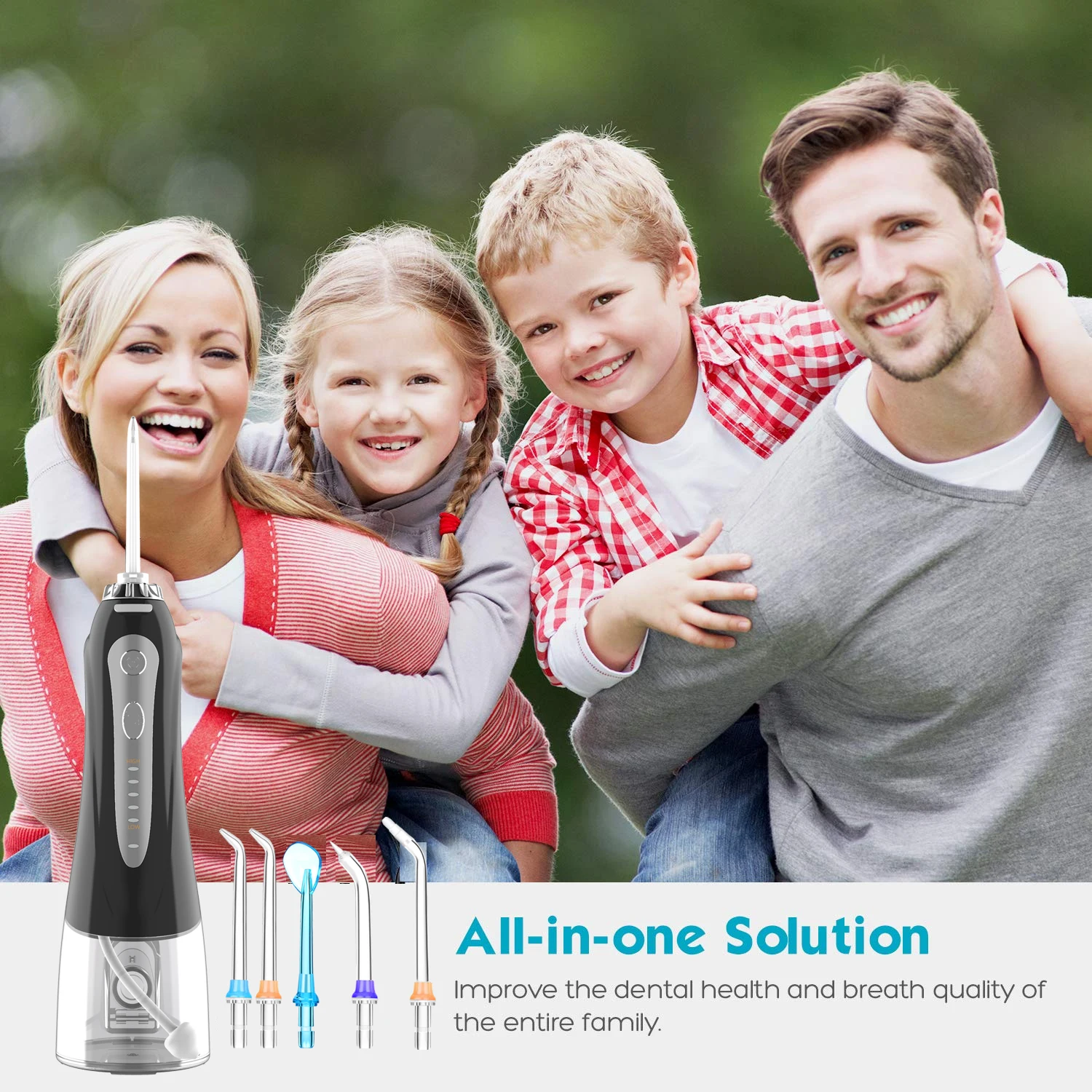 H2ofloss Wholesale Oral Hygiene Water Dental Flosser Electric Cordless Oral Irrigator Water Flosser for Teeth Clean