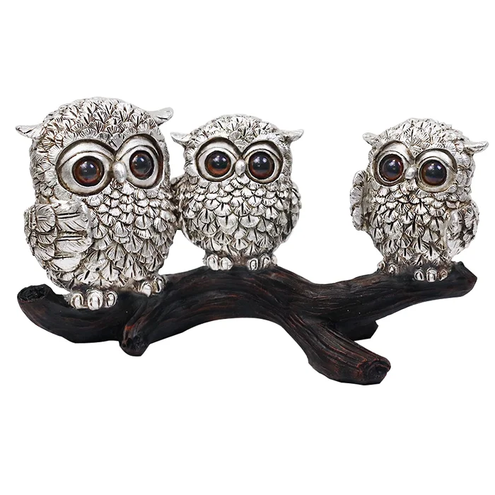 Статуя совы для современной домашней полки офисный стол