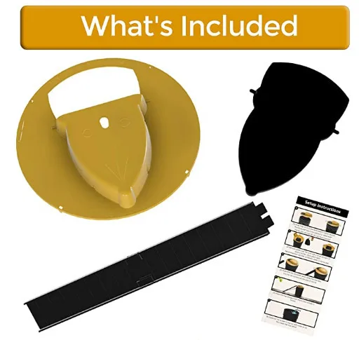 Reusable Humane Slide Bucket Lid Rat Trap Flip n Slide Bucket Lid Mouse Trap For Outdoor