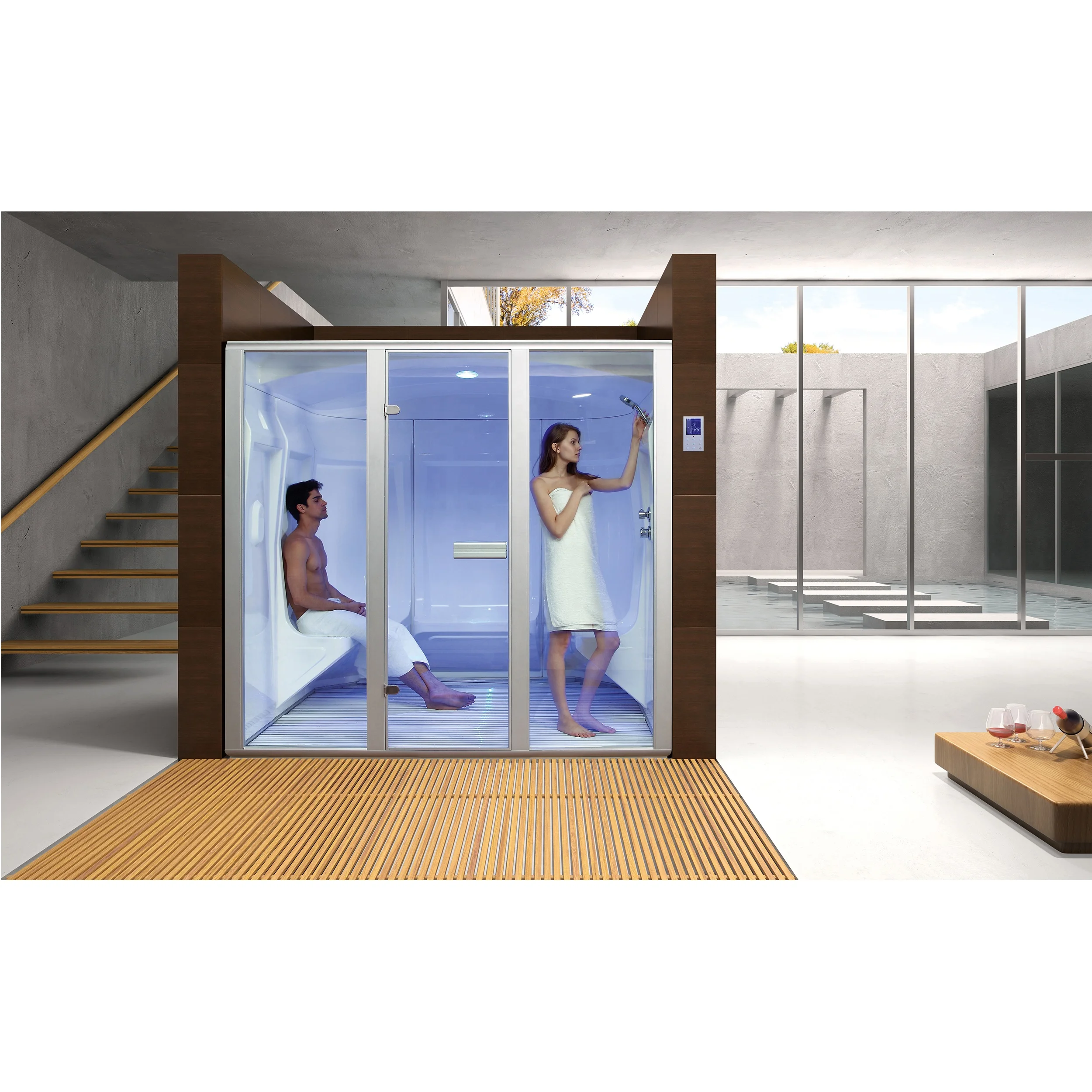 Hot sale Luxury 5 person steam shower room WS-206ST(P5)