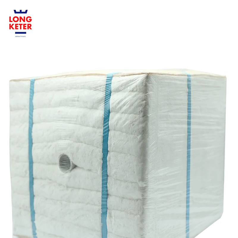 ZIBO 1260 керамическое волокно рулон шерстяное одеяло сложенный модуль с Анкерной системой