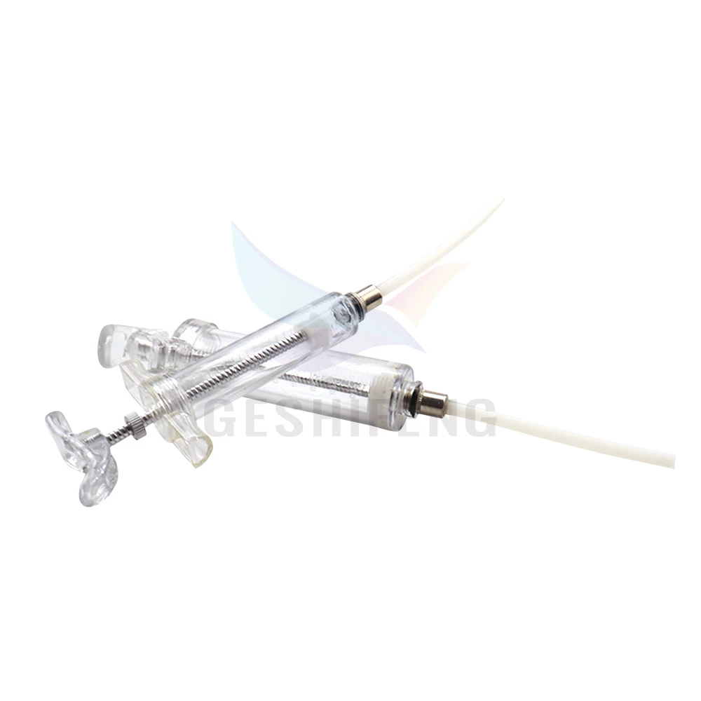 Plastic Syringe Veterinary Injection Feeding Bird Needle Veterinary Animal Parrot Curved Syringe