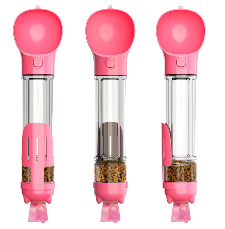 Detachable Design Travel Water Bottle For Dogs Plastic Portable Pet Dog Water Bottle