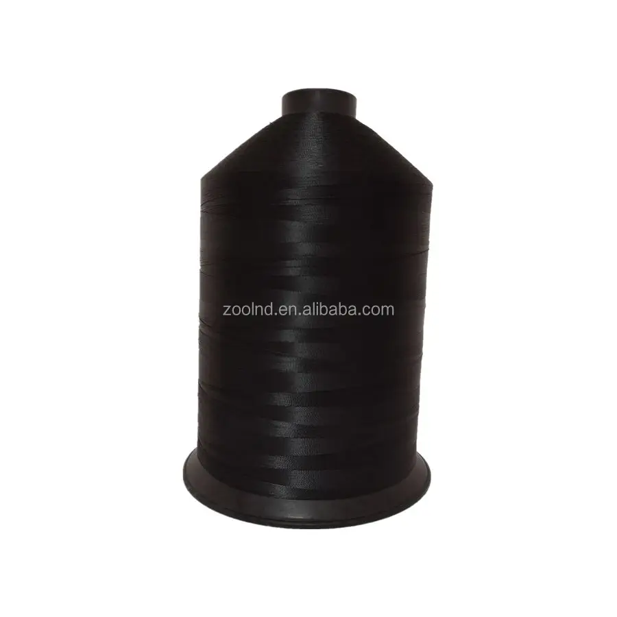 100% Polyester Filament 120D 150D 210D 250D High Tenacity Dyed Polyester Sewing Thread