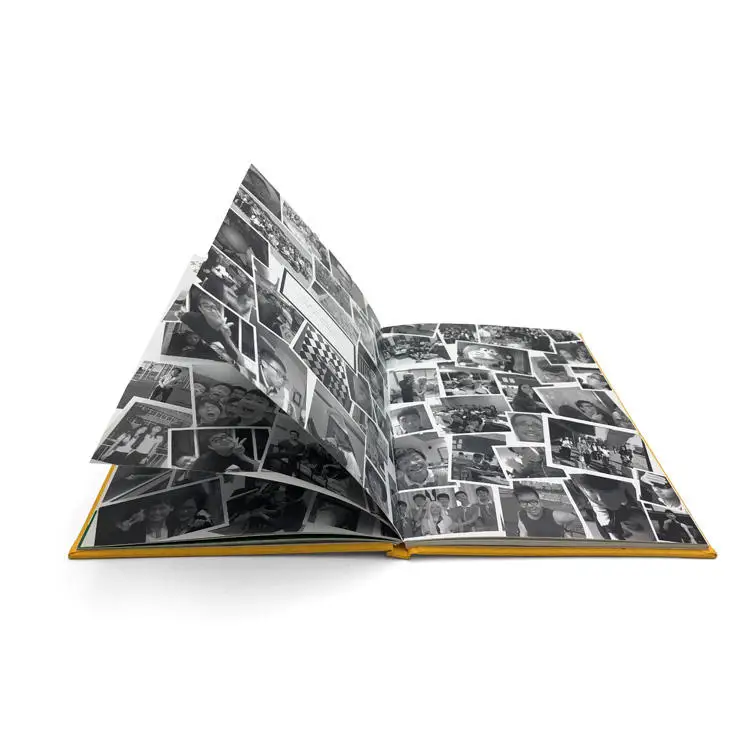 Factory sale various Print Fabric print book book decor home living room Custom flexography Hardcover book printing