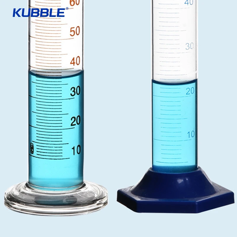 Laboratory glassware high boro3.3 glass graduated measuring cylinder glass borosilicate cylinder