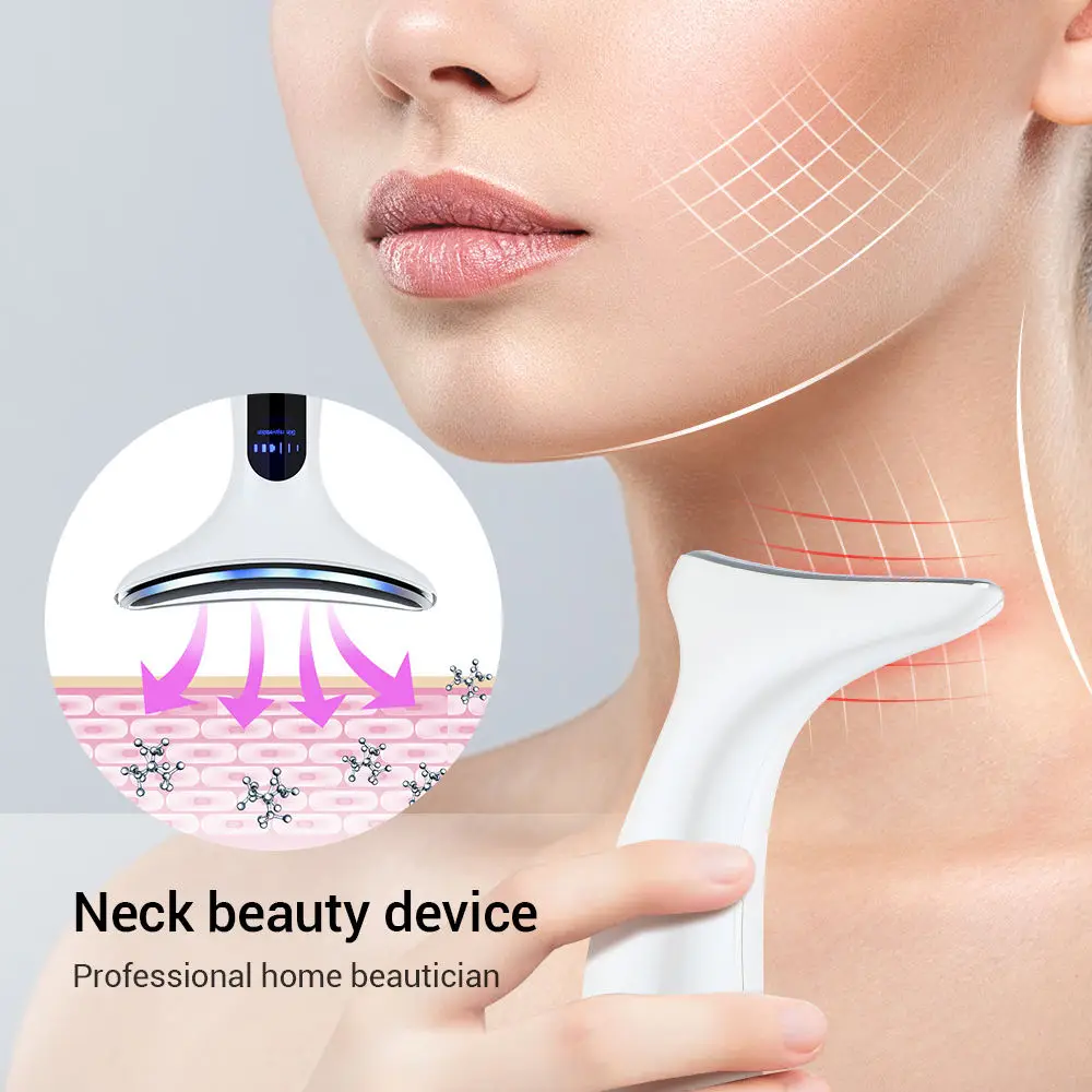 OEM Neck Wrinkle Remover Beauty Device Double Chin Removal Reducer Face And Neck Lifting Massager Facial Massage Machine