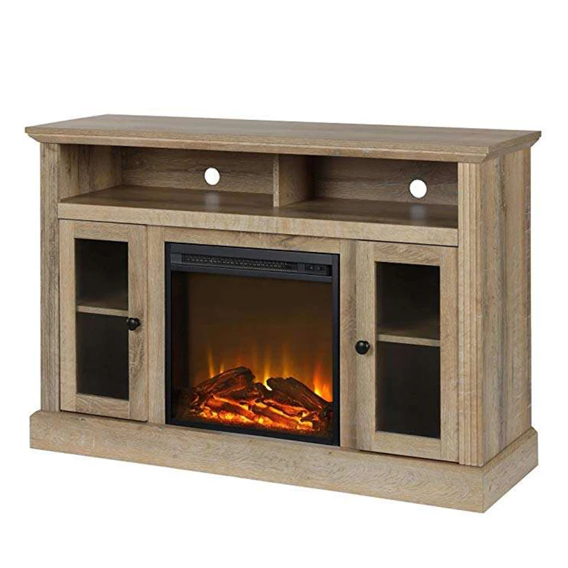 Latest Version Design Multi Function Living Room Furniture Tv Cabinet Stands With Electric Fireplaces