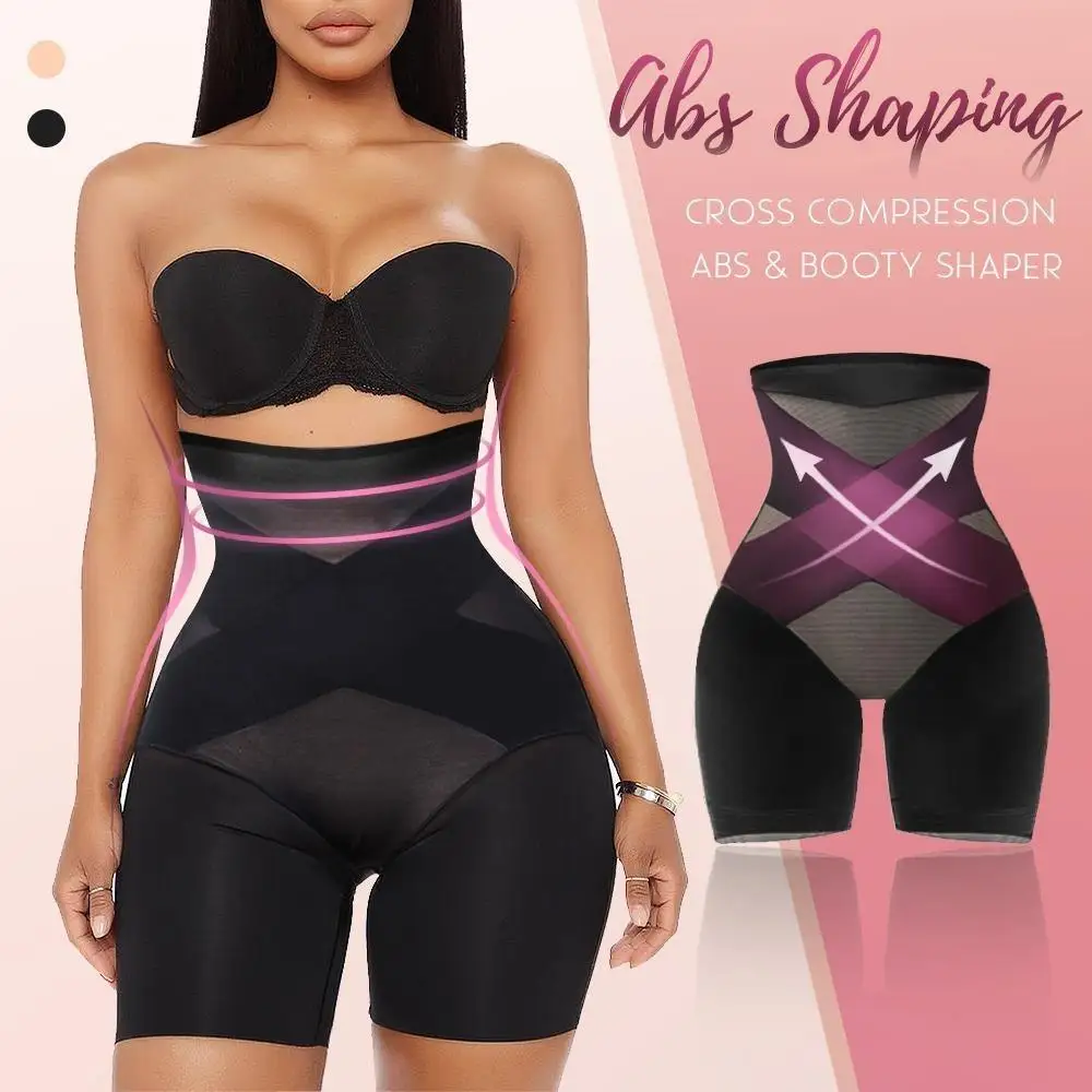 Women High Waist Trainer Body Shaper Panties Tummy Belly Control Body Slimming Compression Leggings Shaper