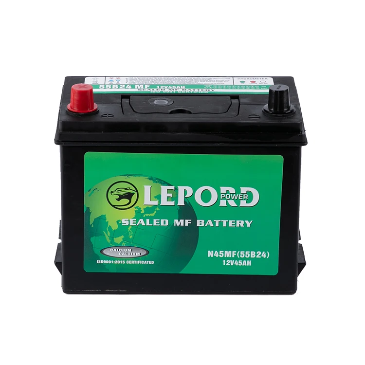 Manufacturer supply  NS60 55B24 12V AUTO Battery Sealed lead acid Auto Starting battery