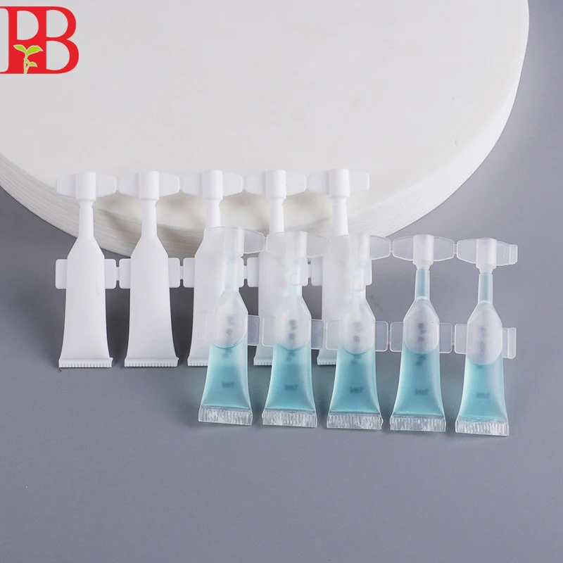 OEM Plastic Empty Cosmetic Serum Container Together Ampoules Bottle chemicals reagents bottles plastic reagent bottle