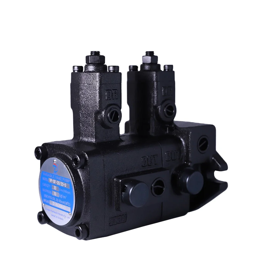 Taiwan Dongtai Double Variable Vane Pump VP-SF-20 - 20-D  For Hydraulic Motor Special Double Hydraulic Oil Pump