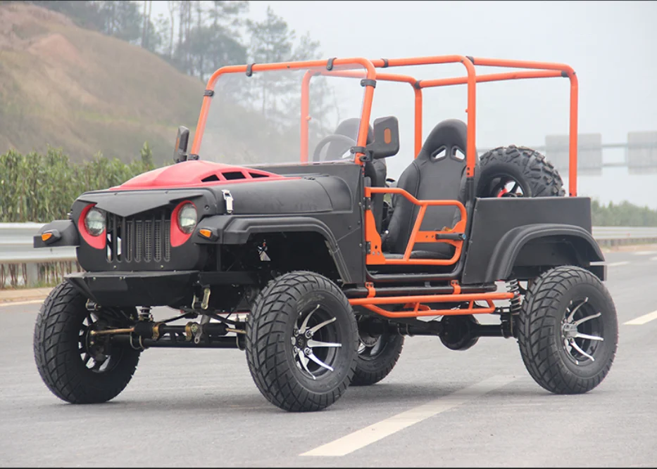 2022 Cheap Gasoline 4 Stroke 300cc Racing Go Kart for Sale, Off Road 4x4 Dune Buggy for Adults