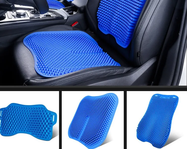 100%  silicon car seat cushion and lumbar cushion and neck pillow