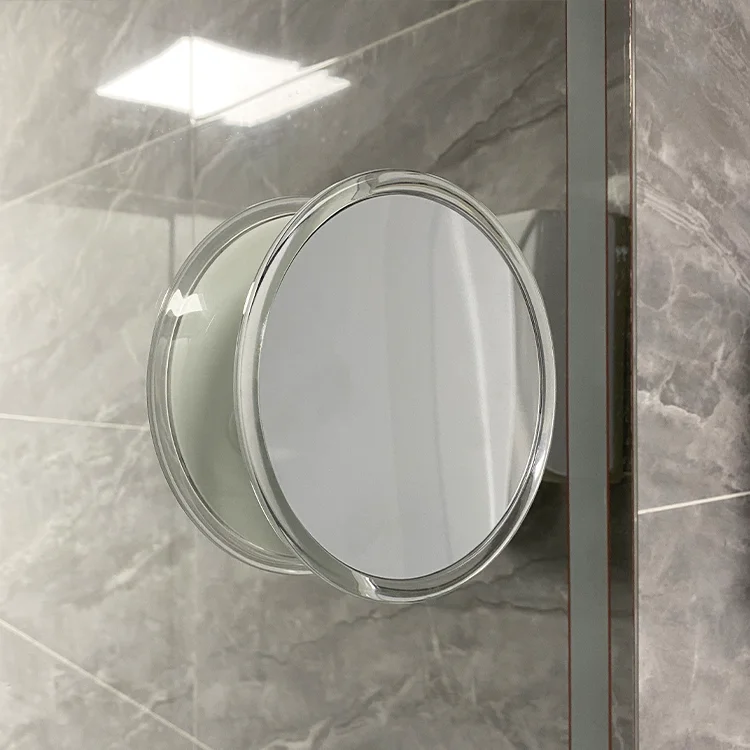 Custom Size 7X 10X 15X 20X Suction Cup Magnifying Mirror Bathroom Wall Beauty Cosmetic Tool Shaving Round Mirror