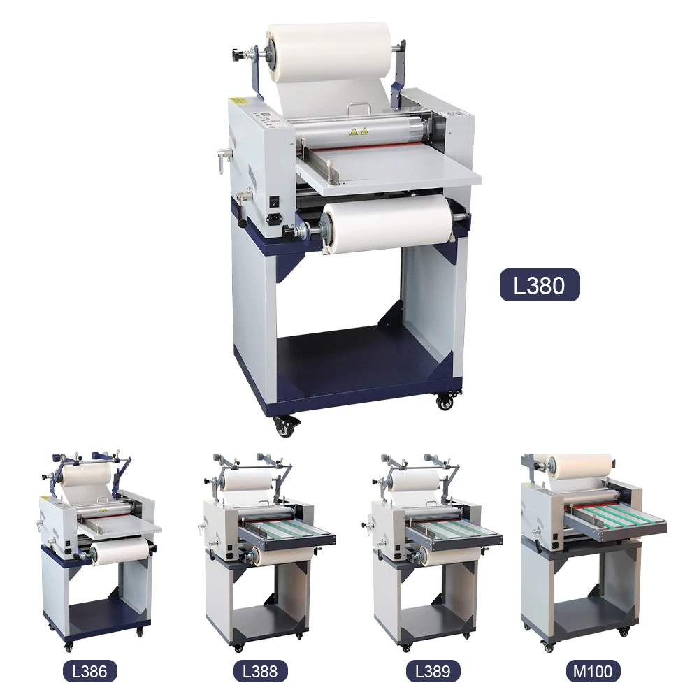 Hot Sale A3 Thermal Photo Paper Laminating Machine L380 Double lamination Automatic multifunctional Roll laminating machine