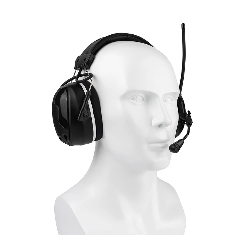 Industrial manufacturing hearing protection electronic noise pickup reduction cancelling headphones fm radio