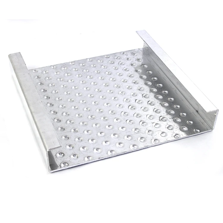 Decorative Stainless Steel/Galvanized/Aluminum Perforated Anti slip Metal Sheet Tread Plate Grate Ladder Rungs
