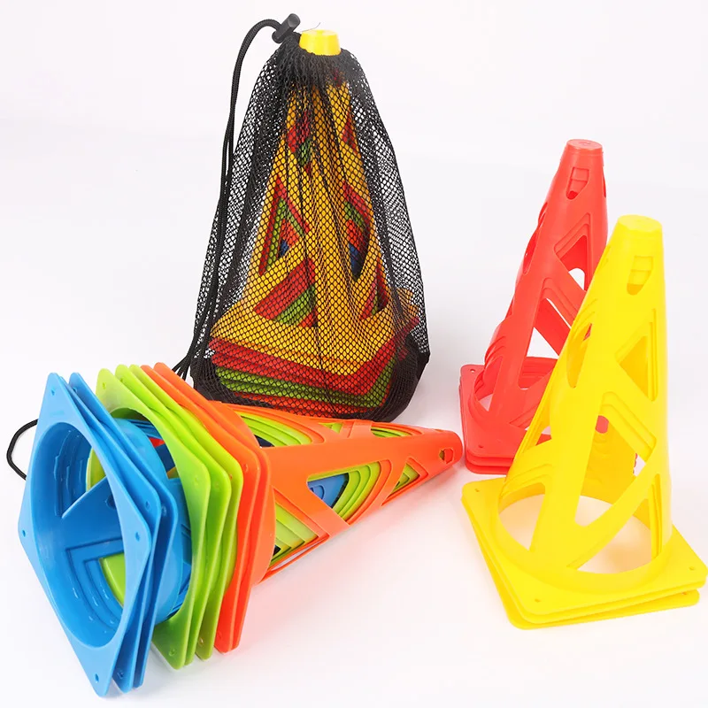 Wholesale Sport Colorful Speed Training Football Agility Cone Plastic Marker Cones Football Soccer Training Equipment