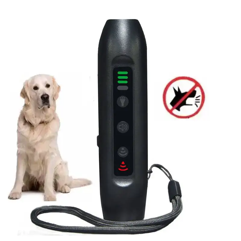 2023 Rechargeable Dog Bark Deterrent Device Ultrasonic Anti Barking Dog Training Device High Power Ultrasonic Dog Cat Repeller