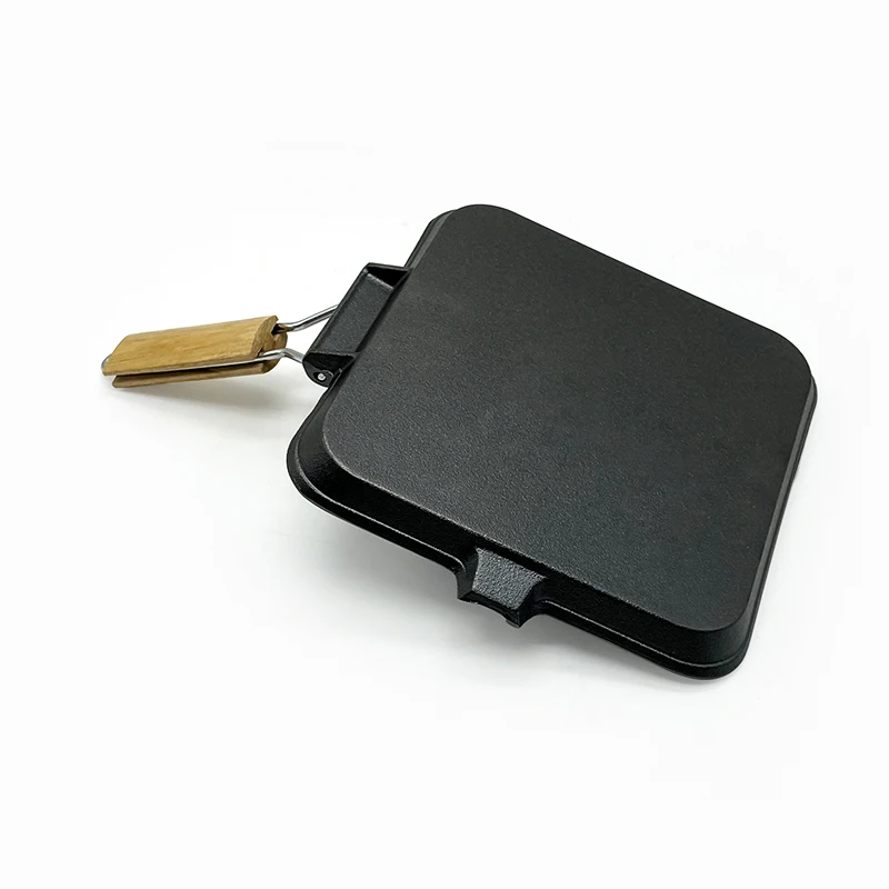 Hot Selling Preseasoned Cast Iron Grill Pan Non-Stick Coating Square Bbq Baking Pan