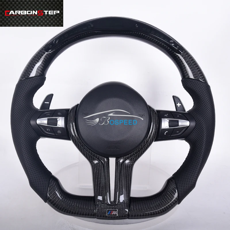 Carbon Fiber LED Steering Wheel For Bmw E46 M3 E38 E39 E83 E60 E70 E71 E72 E53 E89 E92 E93 E81 E87 E84 E82 X1 X2 X3 X4 X5 X6