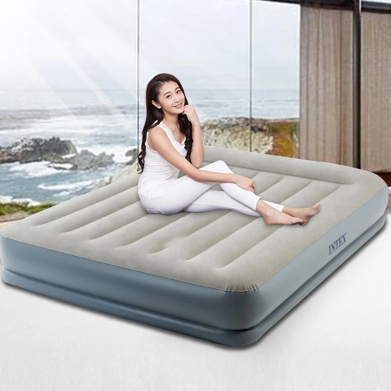 Air mattress household air mattress double single outdoor thickened cushion portable folding floor bunk