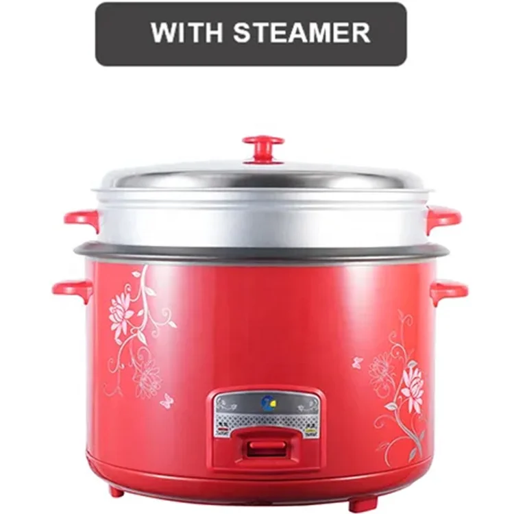 Professional Manufacturers Home Cooking Appliances Red Color 10L Large size Electric Rice Cooker With steamer