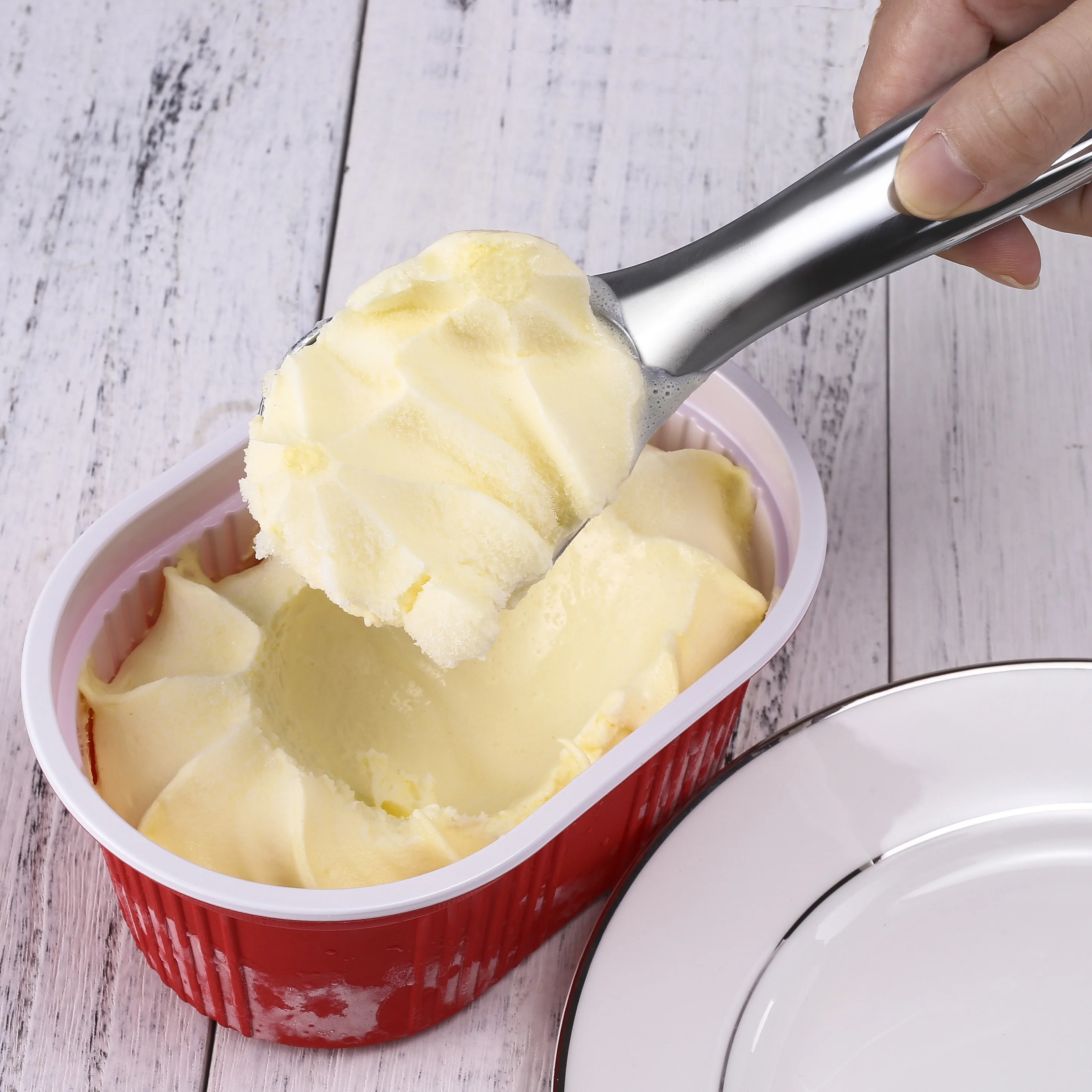 
Heavy Duty Stainless Steel Ice Cream Scoop 