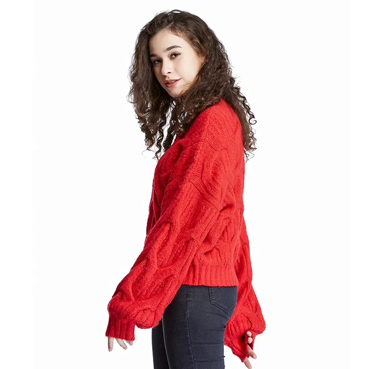 
Классическая комбинированная пряжа OEM/ODM, трикотажная пряжа на заказ, 3 калибра, с круглым вырезом, свободного покроя, для свитеров большого размера США 